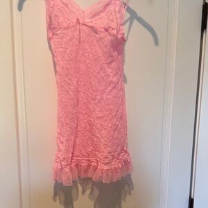 Victoria's Secret Pink Lace Slip Dress